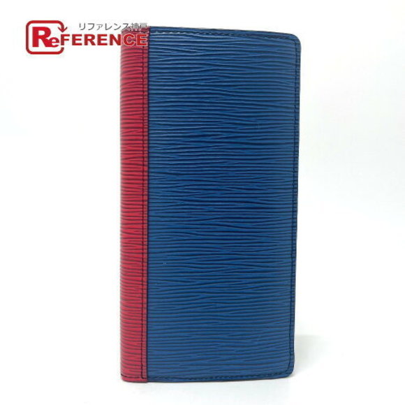 Louis Vuitton Epi Portefeuille Brazza NM Bifold Long Wallet Blue Red Green - Picture 1 of 9